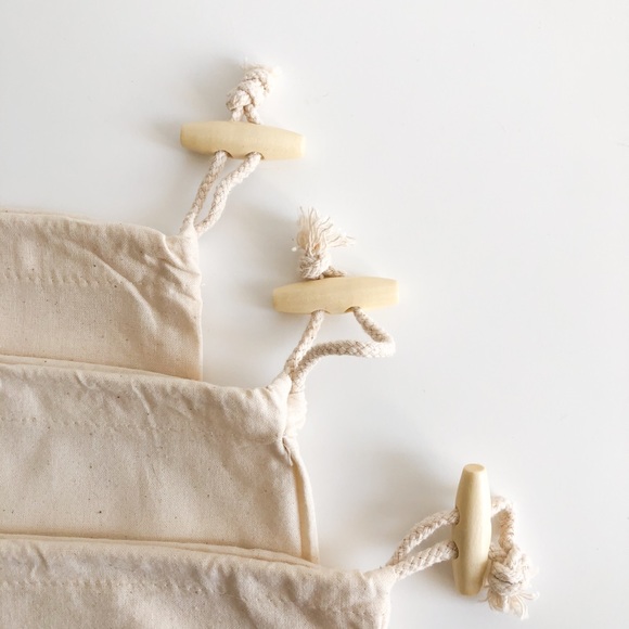 Reusable produce bags (6) made of organic cotton - Picture 4 of 10